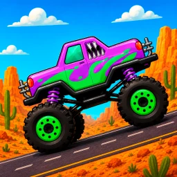 أيقونة Monster Truck Car Racing Games